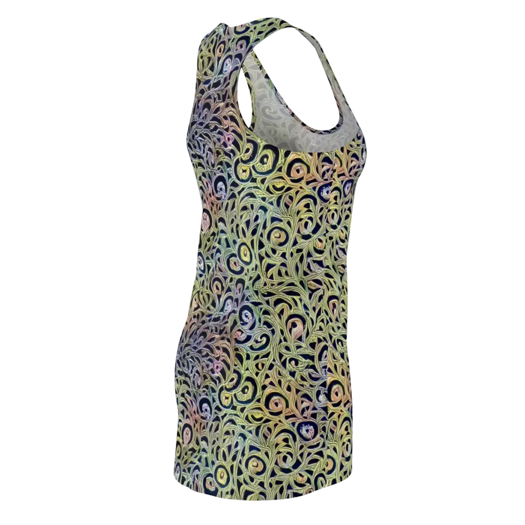 Citron Labyrinth on Racerback Dress — Back Side