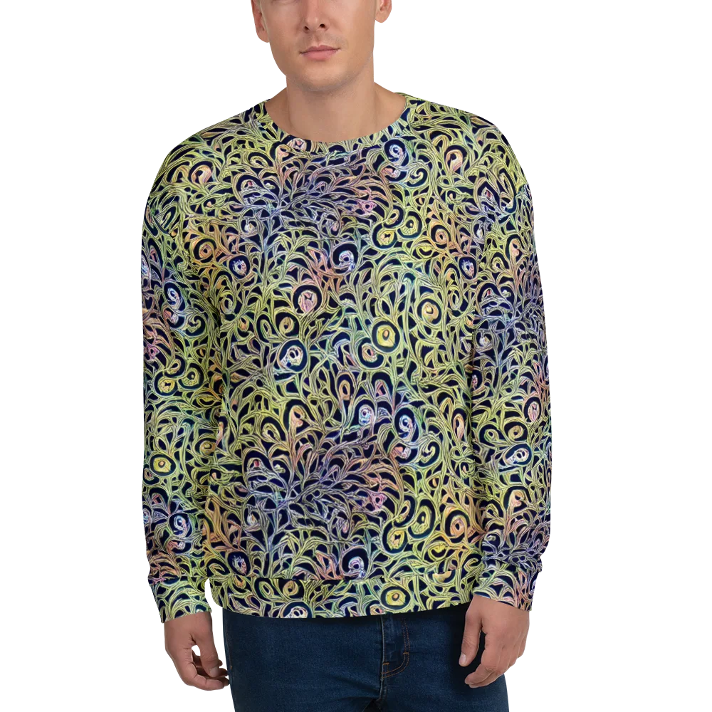 Citron Labyrinth on Sweatshirt — Front