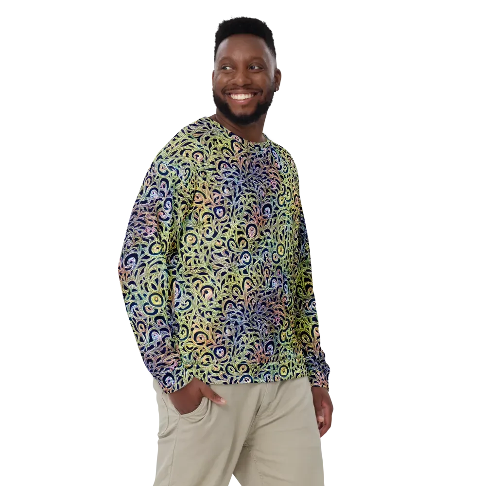 Citron Labyrinth on Sweatshirt — Front