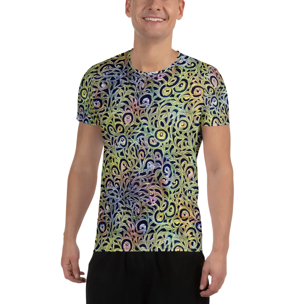 Citron Labyrinth on Men's Athletic T-Shirt — Front