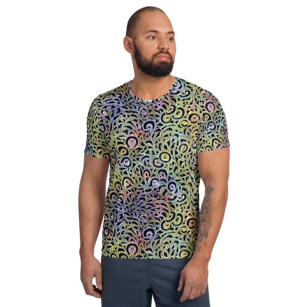 Citron Labyrinth on Men's Athletic T-Shirt — Front