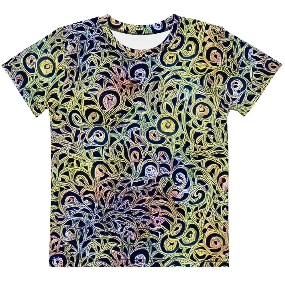 Citron Labyrinth on Kids Crew Neck T-Shirt — Front