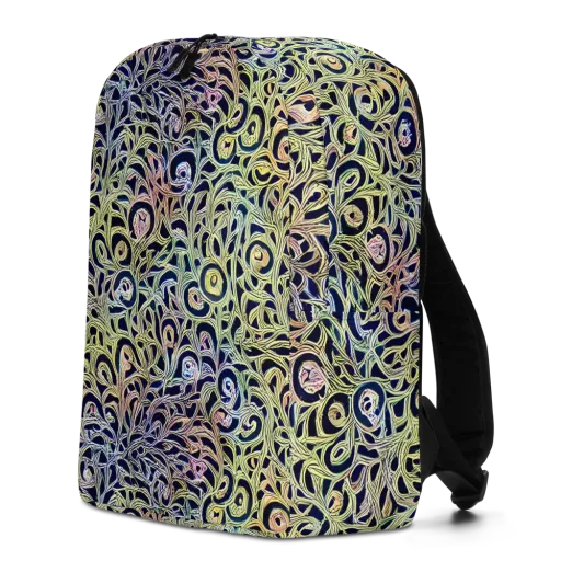 Citron Labyrinth on a Minimalist Backpack