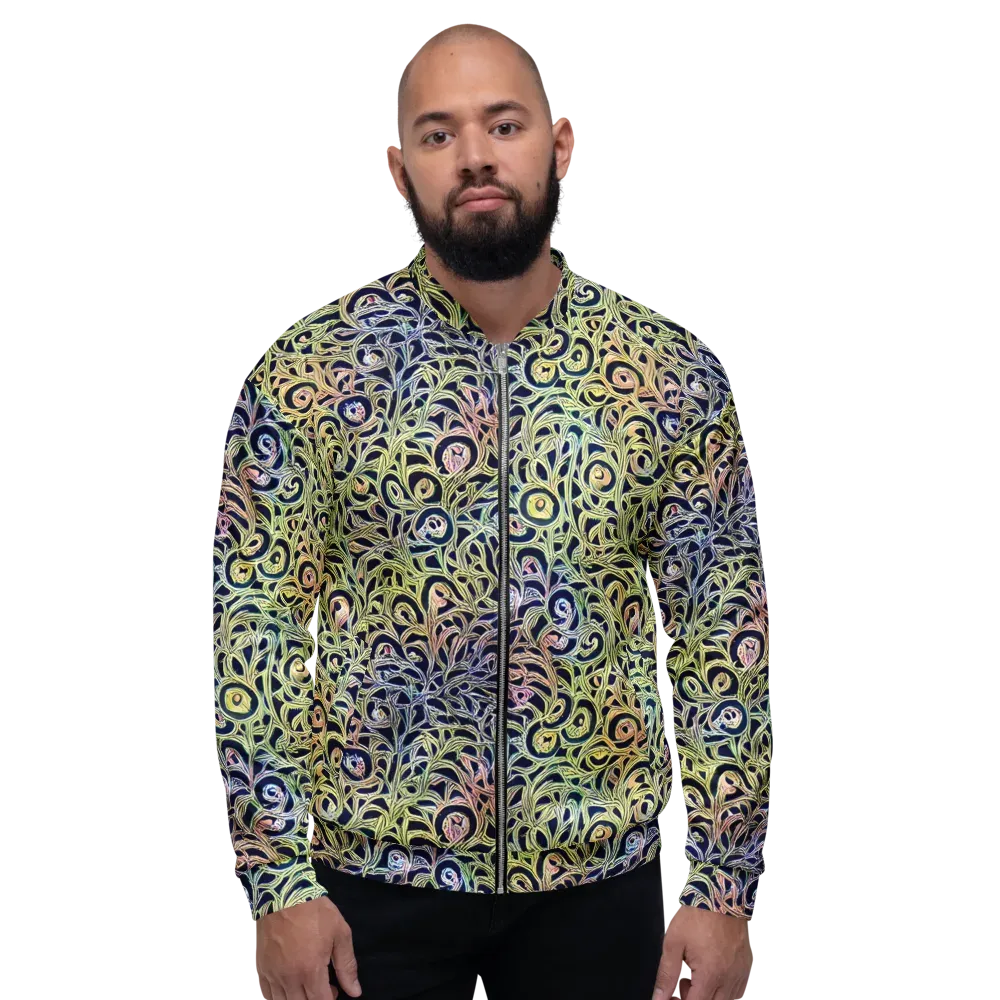 Citron Labyrinth on Bomber Jacket — Front