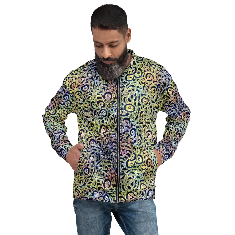 Citron Labyrinth on Bomber Jacket — Front