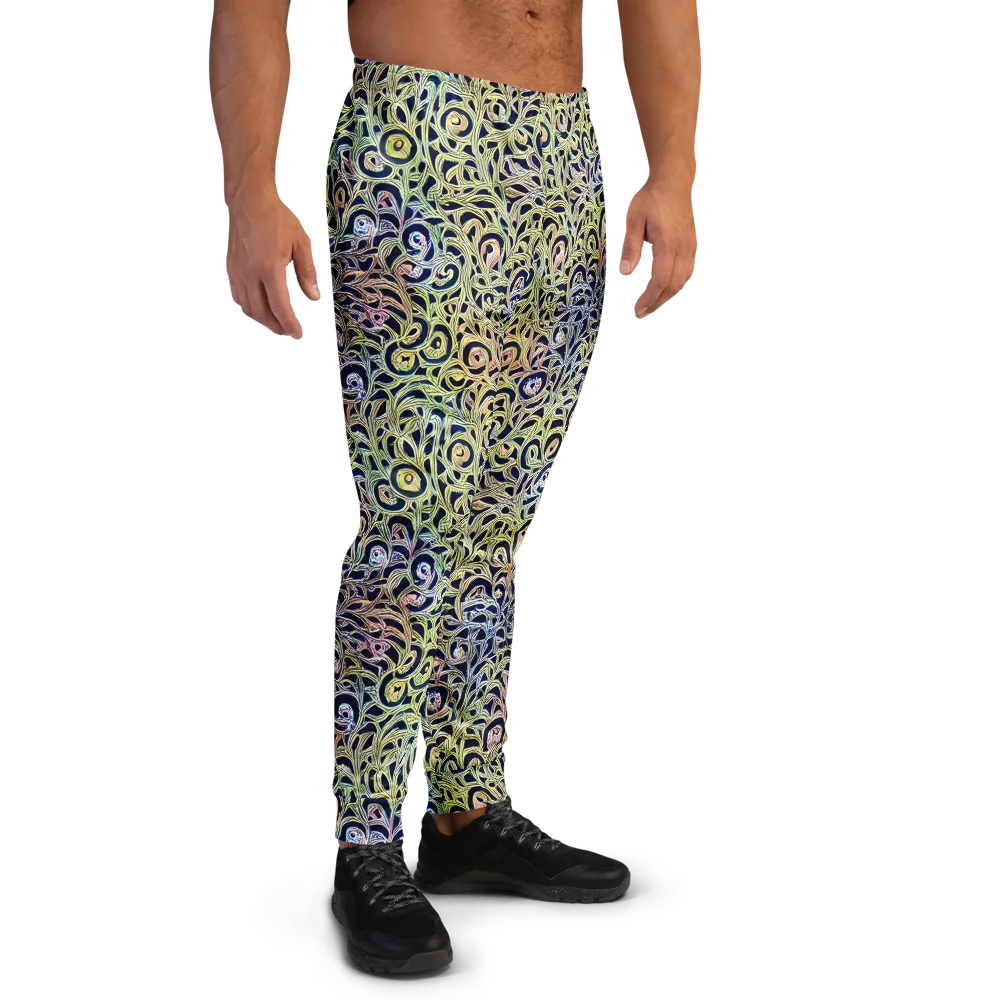 Citron Labyrinth on Men's Joggers — Right