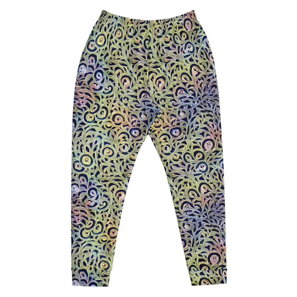 Citron Labyrinth on Men's Joggers — Front