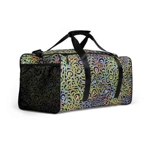 Citron Labyrinth on a Duffle Bag