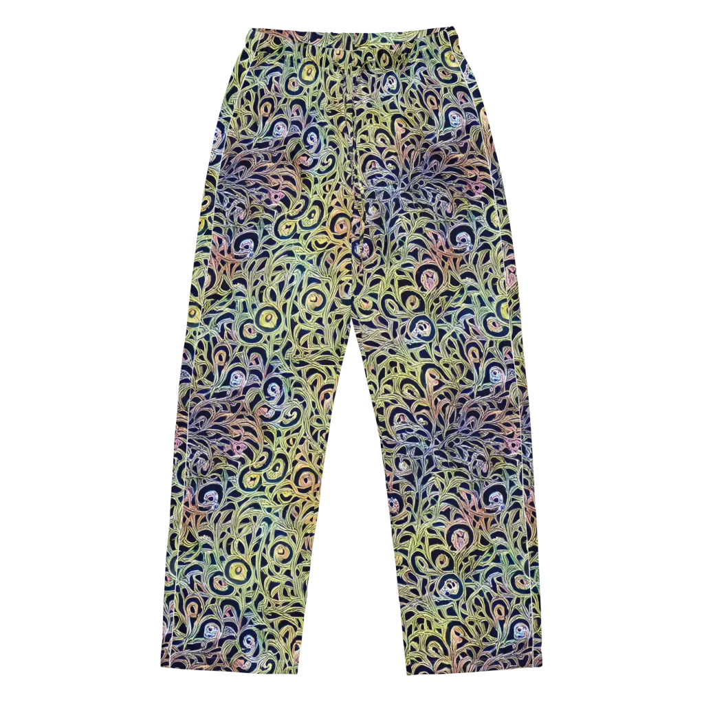 Citron Labyrinth on Women's Pajama Pants — Front