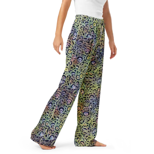 Citron Labyrinth on a Women's Pajama Pants