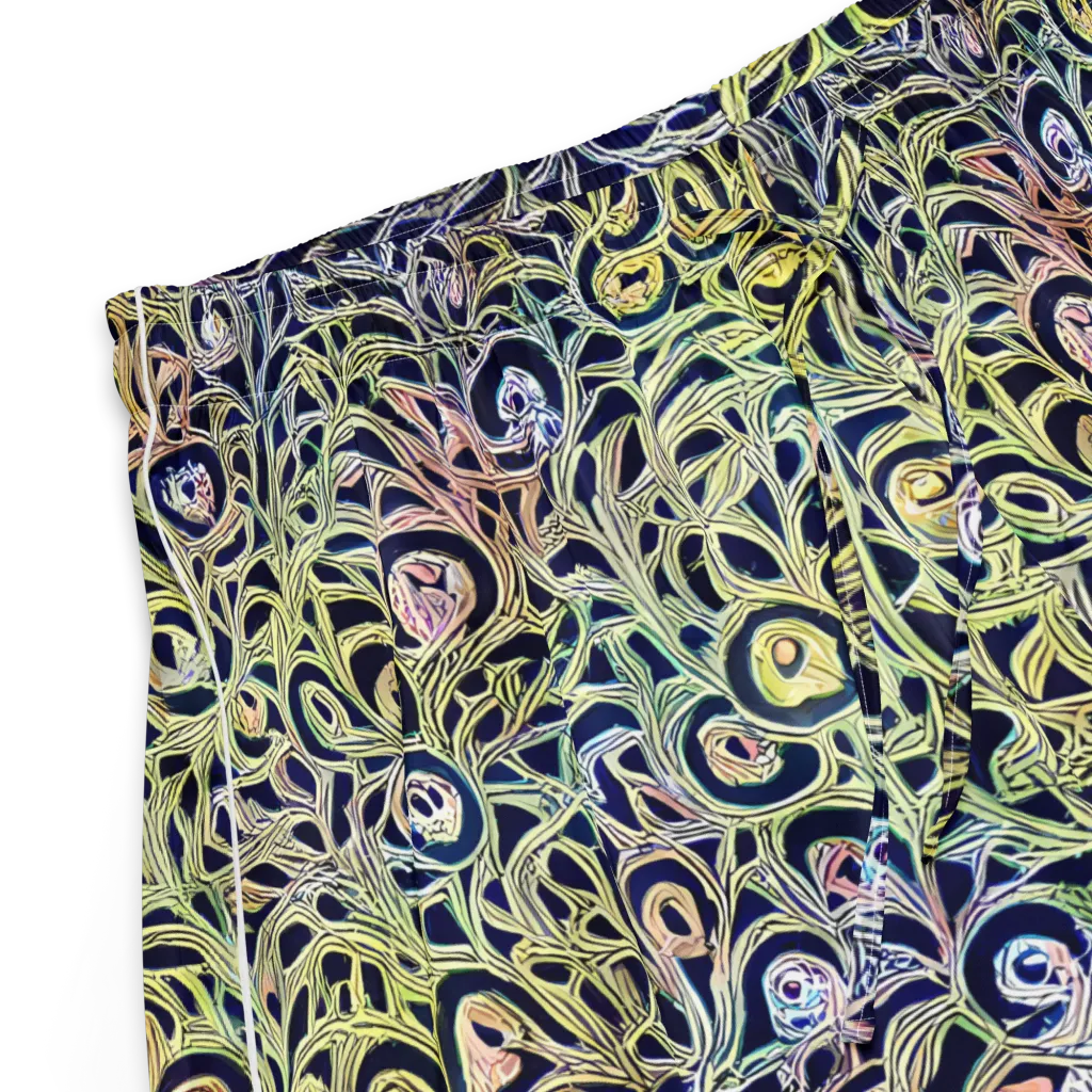 Citron Labyrinth on Women's Pajama Shorts — Product details