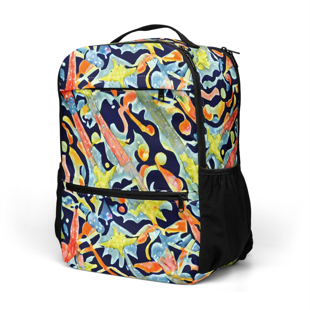Prismatic Reef on Utility Backpack — Left Front