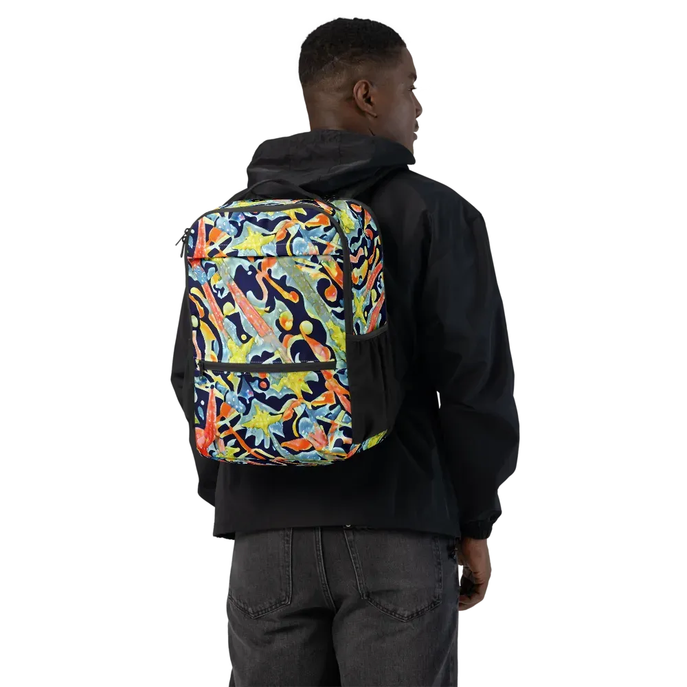 Prismatic Reef on Utility Backpack — Back