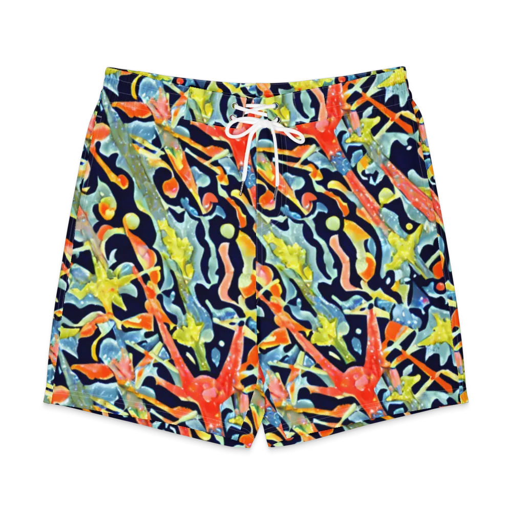Prismatic Reef on Men's Board Shorts — Front
