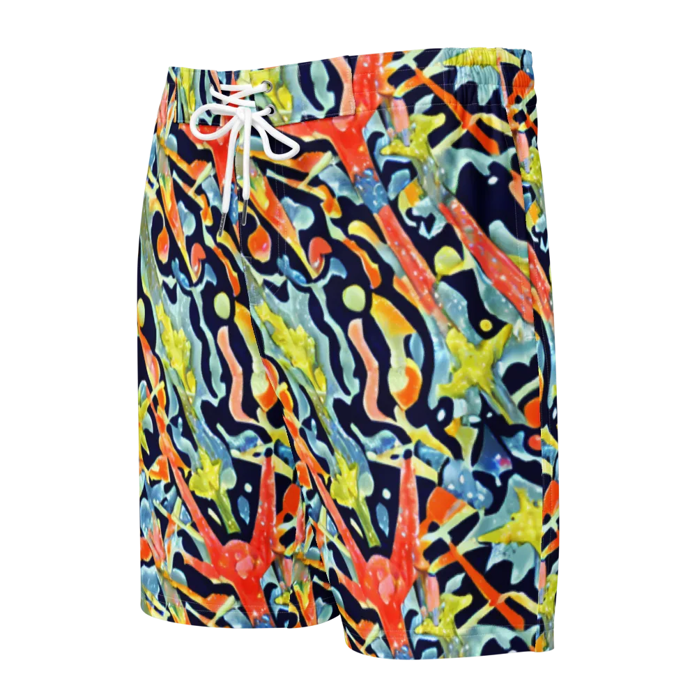 Prismatic Reef on Men's Board Shorts — Front