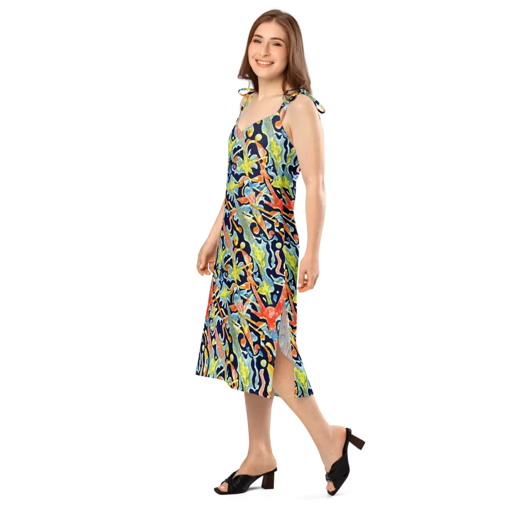 Prismatic Reef on Slip Dress — Left Front