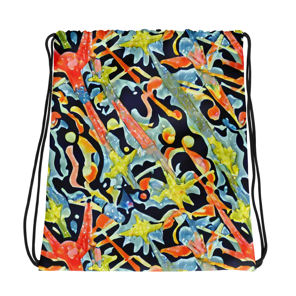 Prismatic Reef on Drawstring Bag — Photo