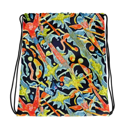 Prismatic Reef on a Drawstring Bag