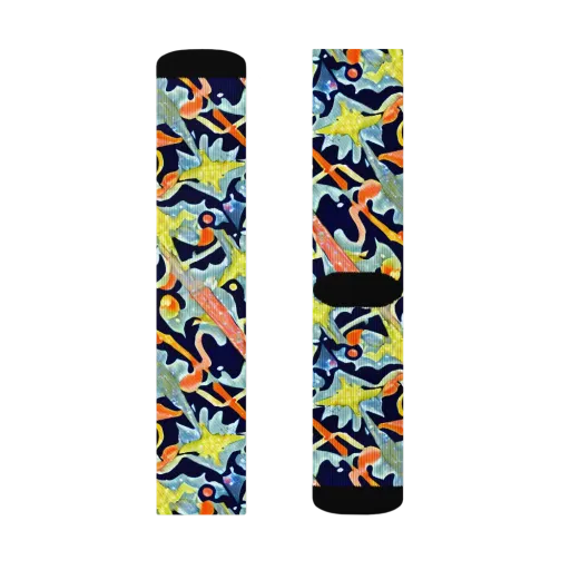 Prismatic Reef on a Socks