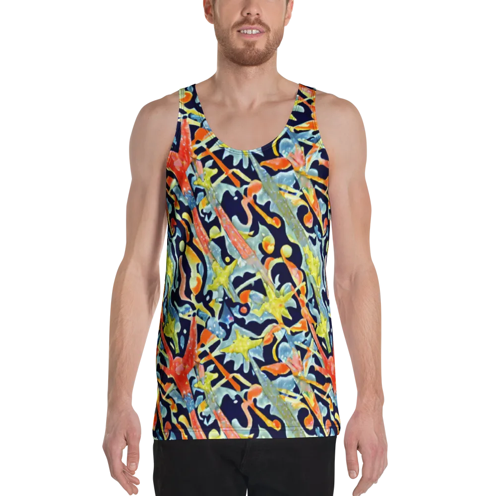 Prismatic Reef on Men's Tank Top — Front