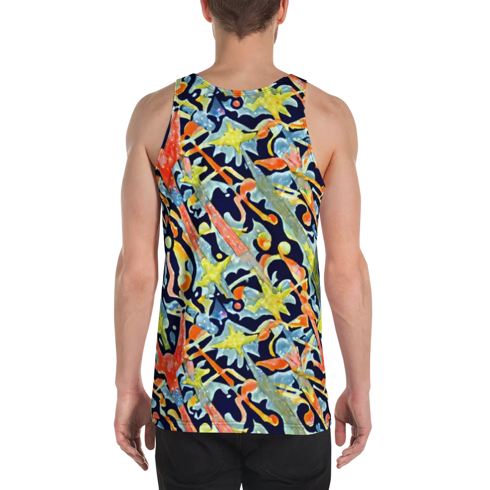 Prismatic Reef on Men's Tank Top — Back