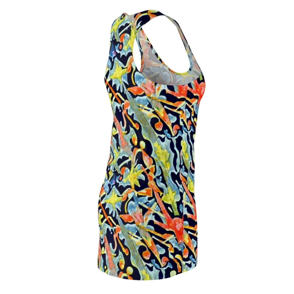 Prismatic Reef on Racerback Dress — Back Side