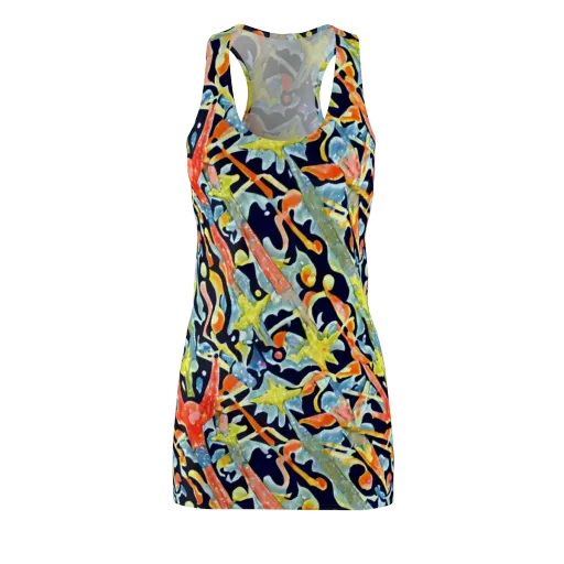 Prismatic Reef on a Racerback Dress