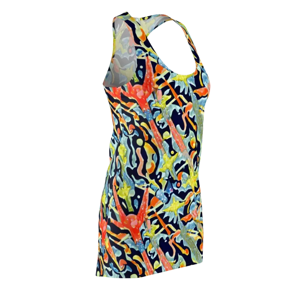 Prismatic Reef on Racerback Dress — Front Side