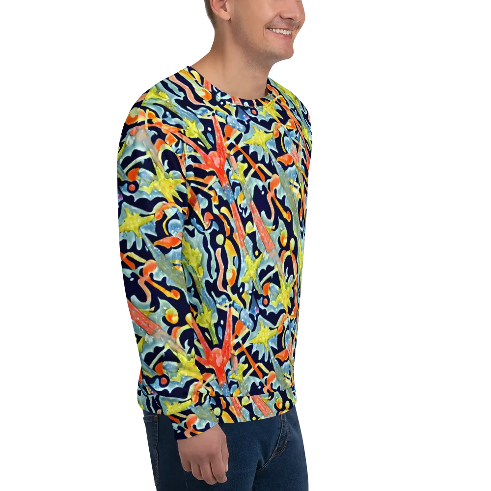 Prismatic Reef on Sweatshirt — Right Front