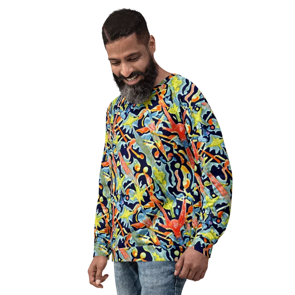 Prismatic Reef on Sweatshirt — Left Front