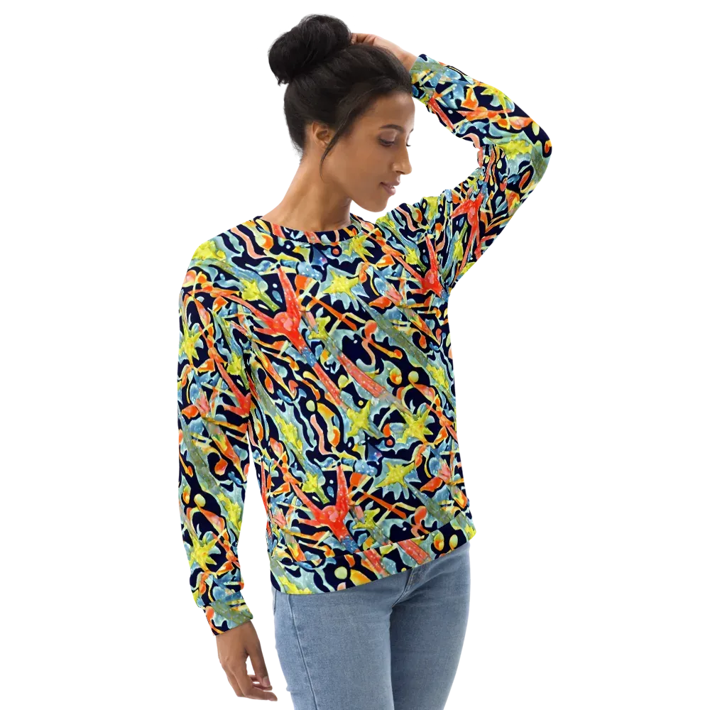 Prismatic Reef on Sweatshirt — Right Front