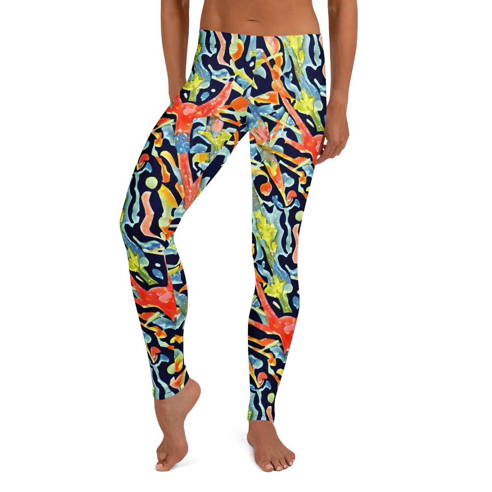 Prismatic Reef on Leggings — Front