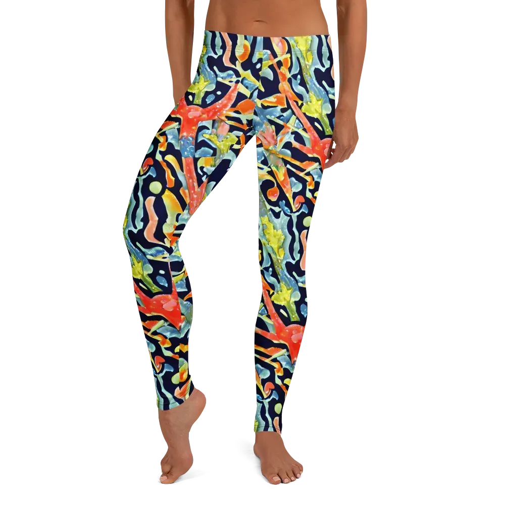Prismatic Reef on Leggings — Front