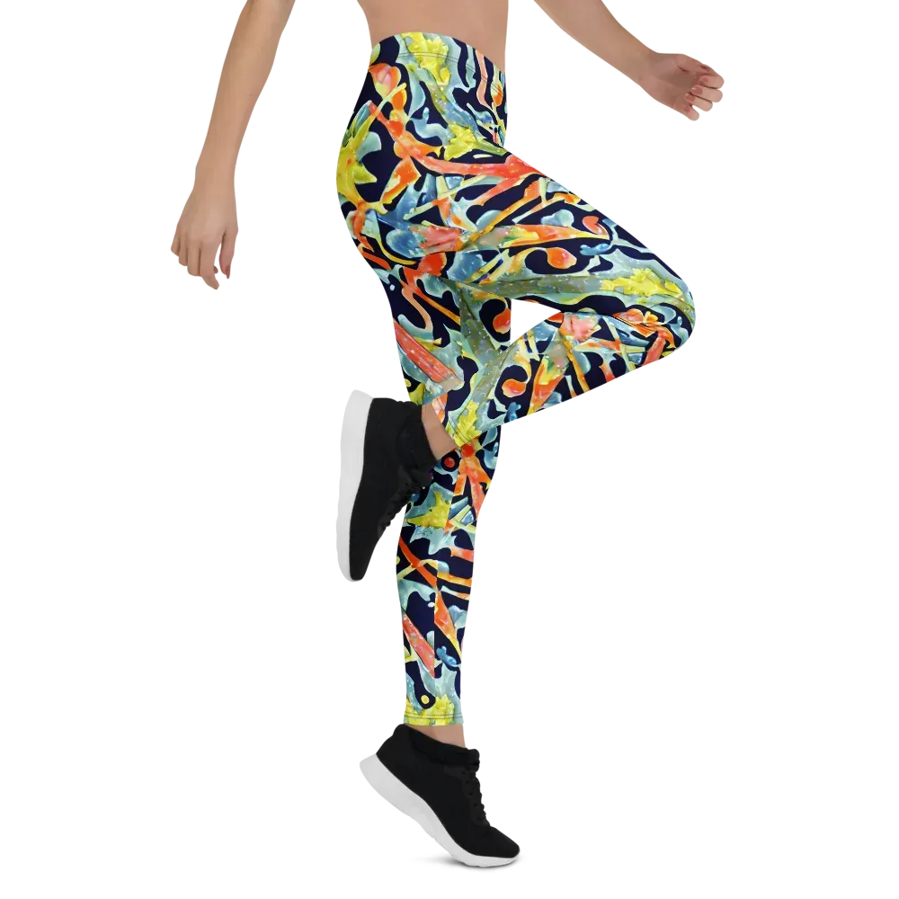 Prismatic Reef on Leggings — Right