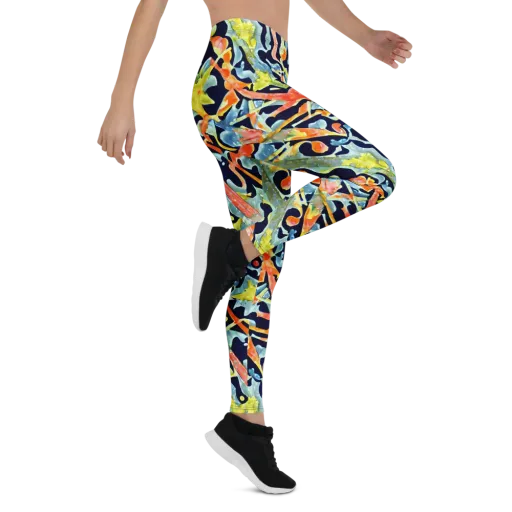 Prismatic Reef on a Leggings