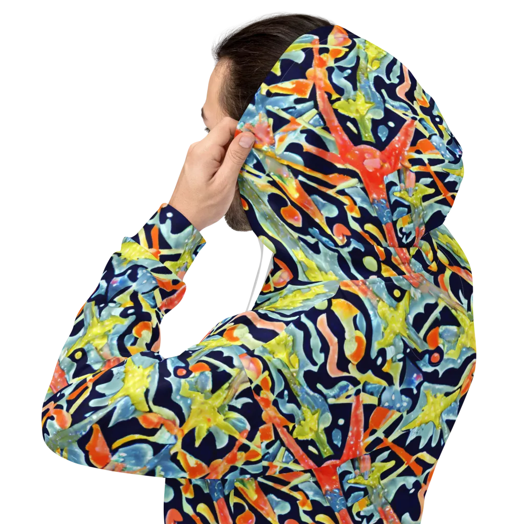 Prismatic Reef on Hoodie — Back
