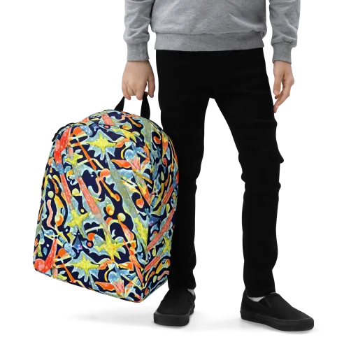 Prismatic Reef on a Minimalist Backpack