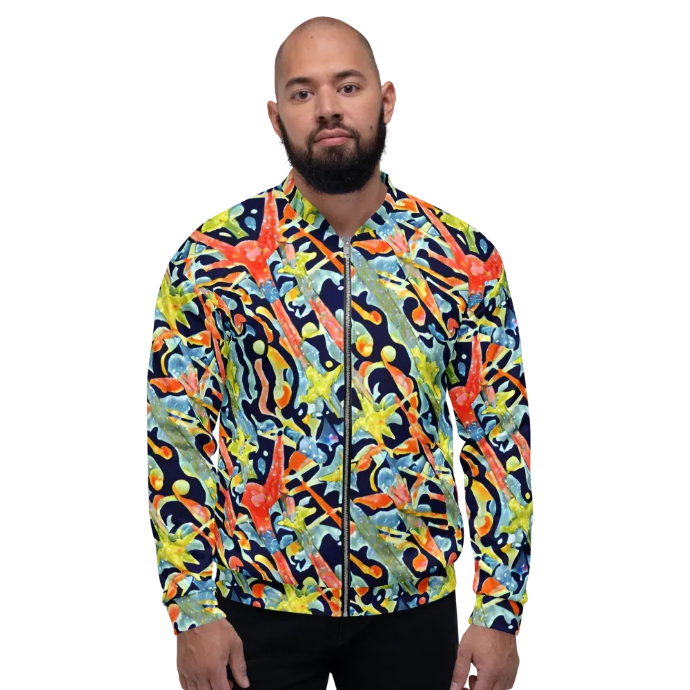 Prismatic Reef on Bomber Jacket — Front