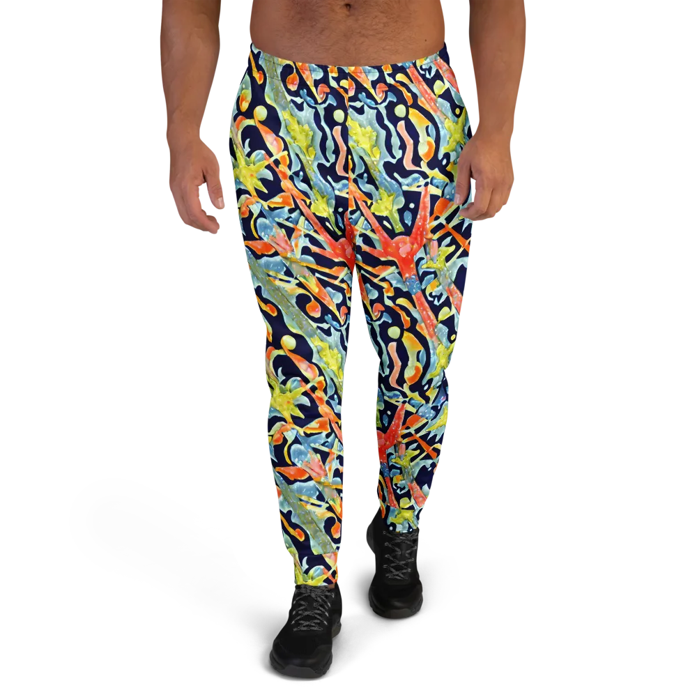 Prismatic Reef on Men's Joggers — Front