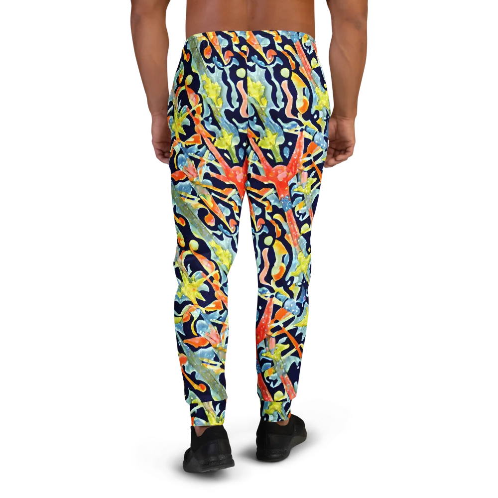 Prismatic Reef on Men's Joggers — Back