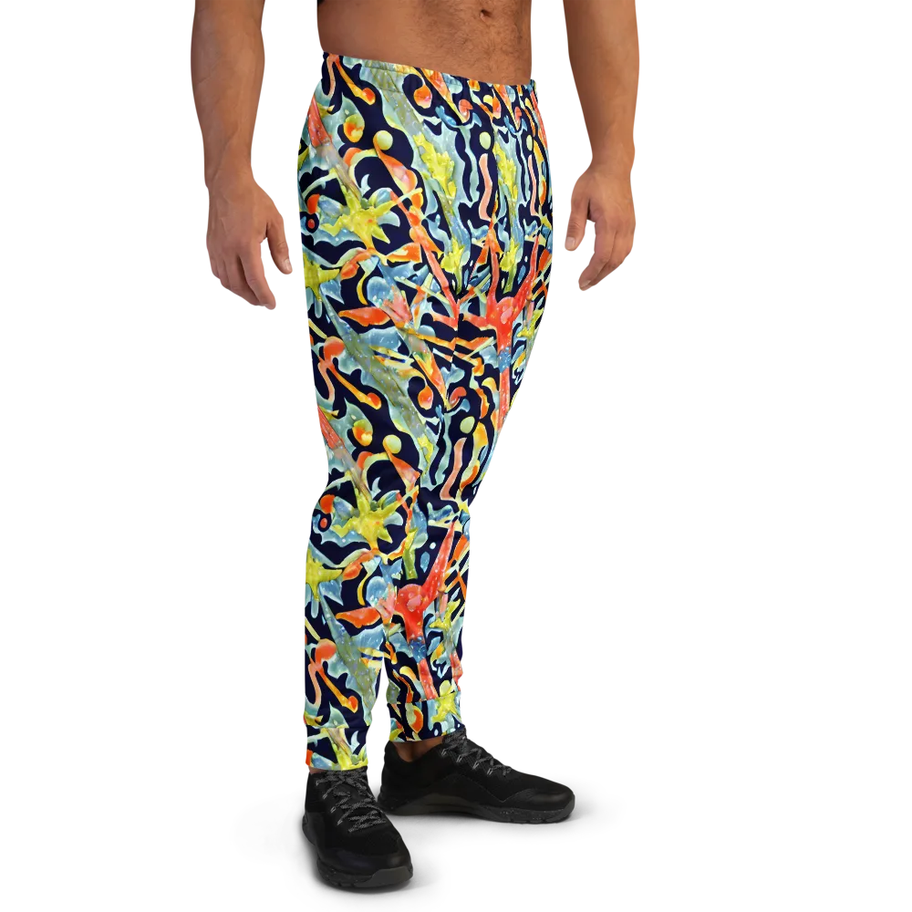 Prismatic Reef on Men's Joggers — Right