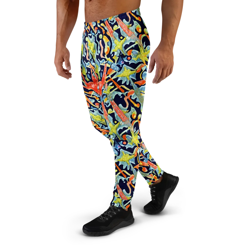 Prismatic Reef on Men's Joggers — Left