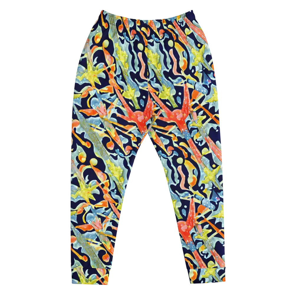 Prismatic Reef on Men's Joggers — Front