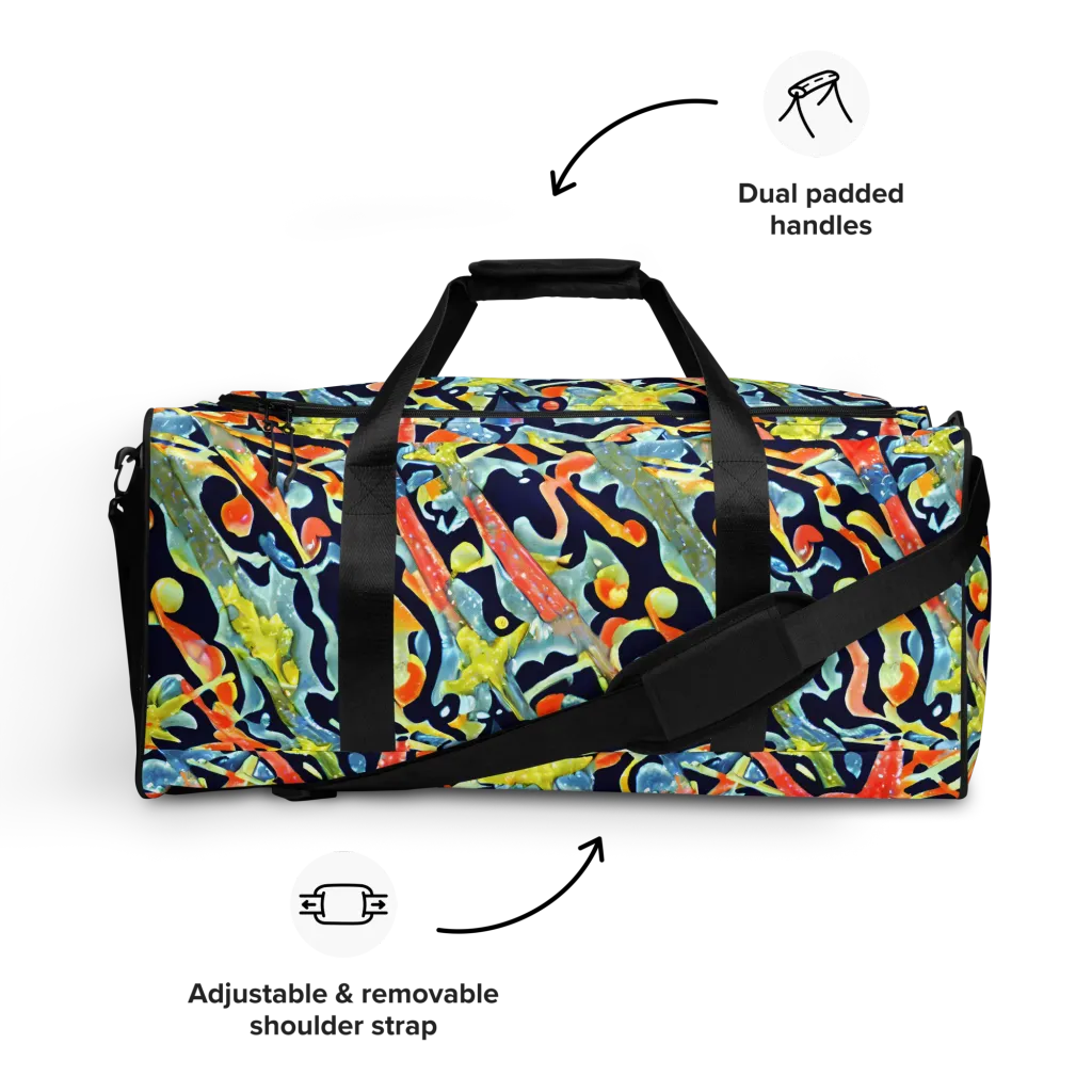 Prismatic Reef on Duffle Bag — Front