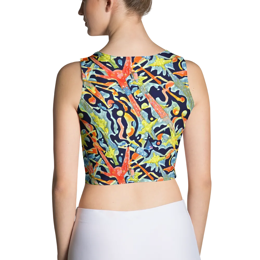 Prismatic Reef on Crop Top — Back