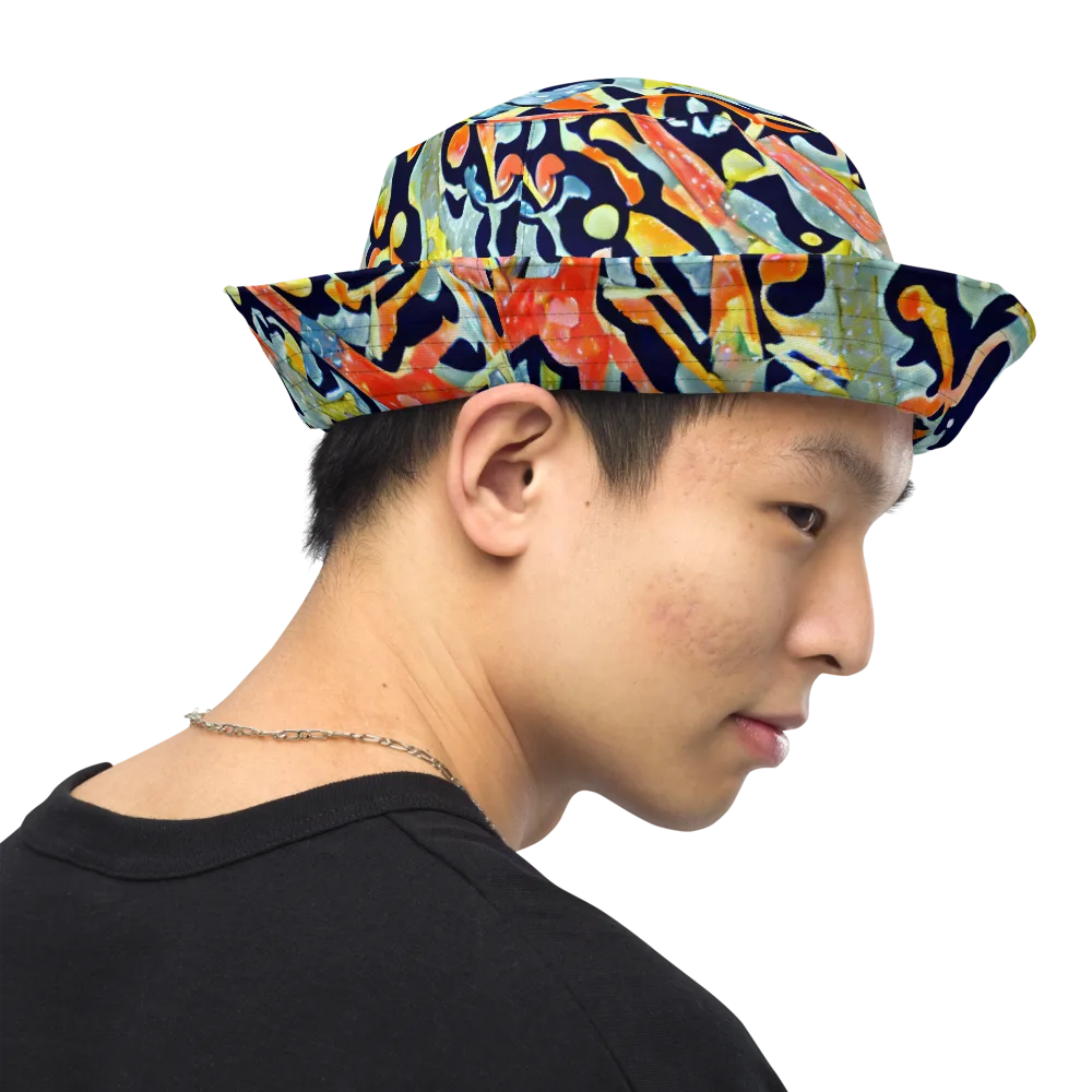 Prismatic Reef on Reversible Bucket Hat — Right Outside