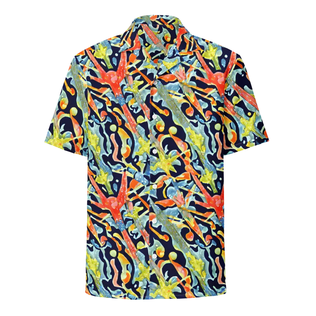 Prismatic Reef on Button Shirt — Front