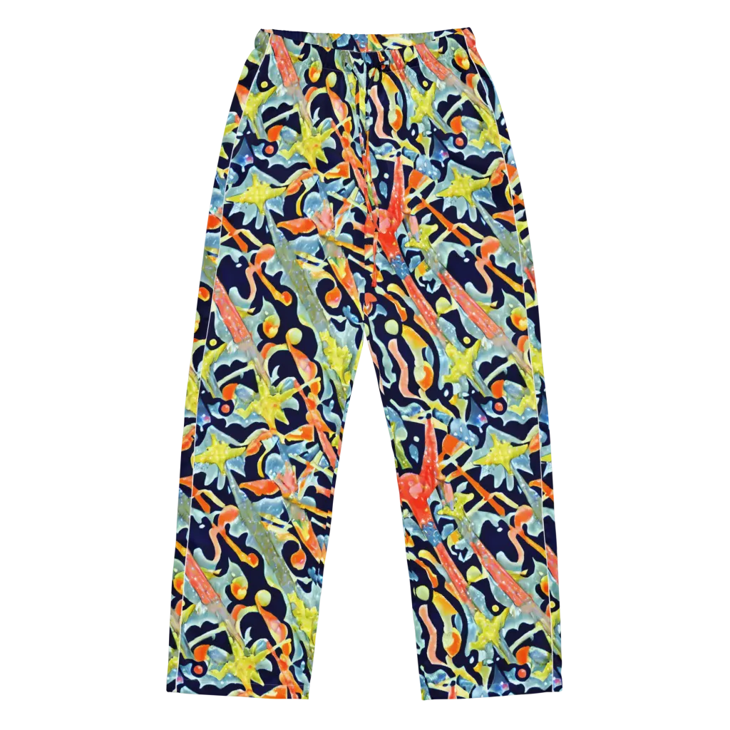 Prismatic Reef on Women's Pajama Pants — Front