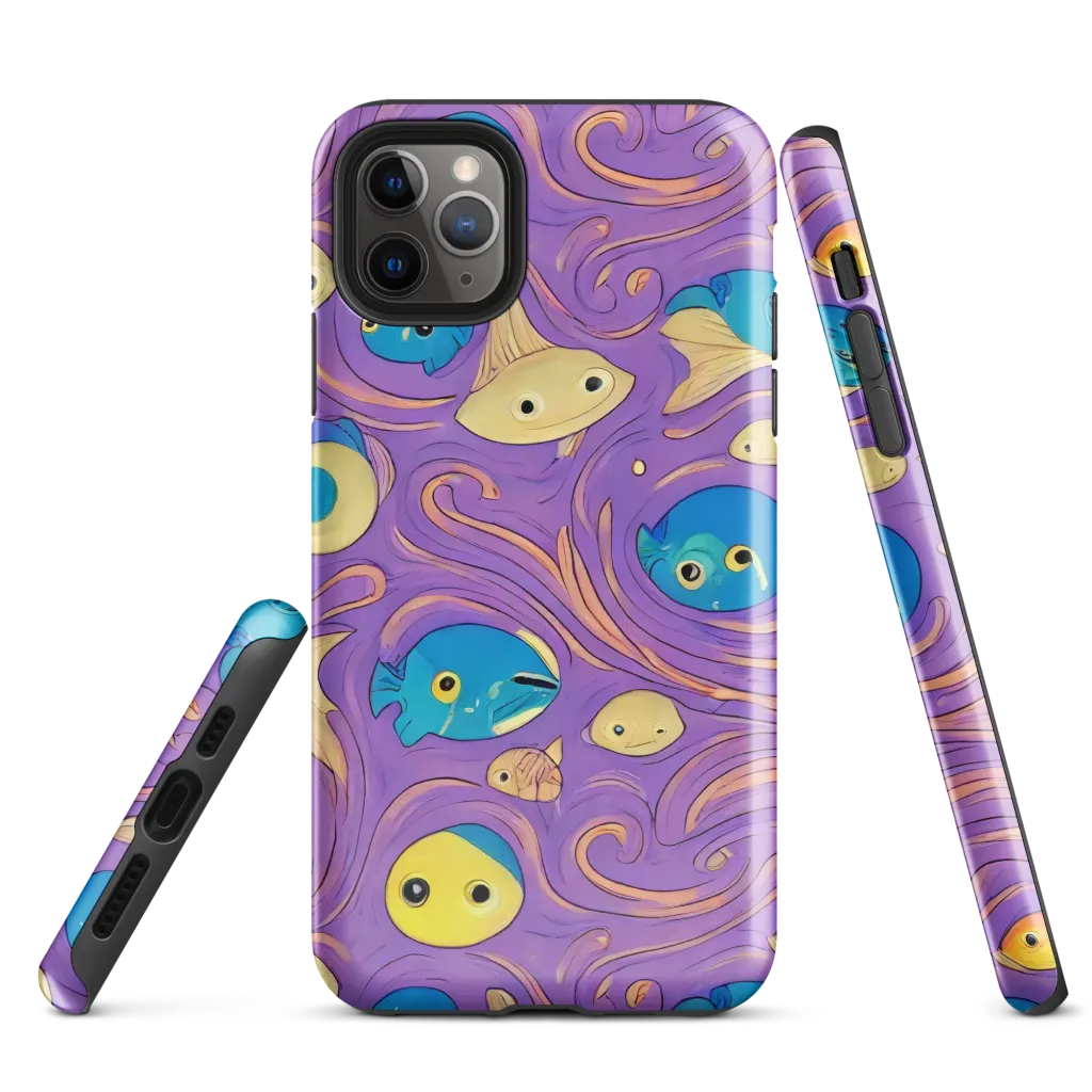 Violet Tide on Tough Case for iPhone® — Front