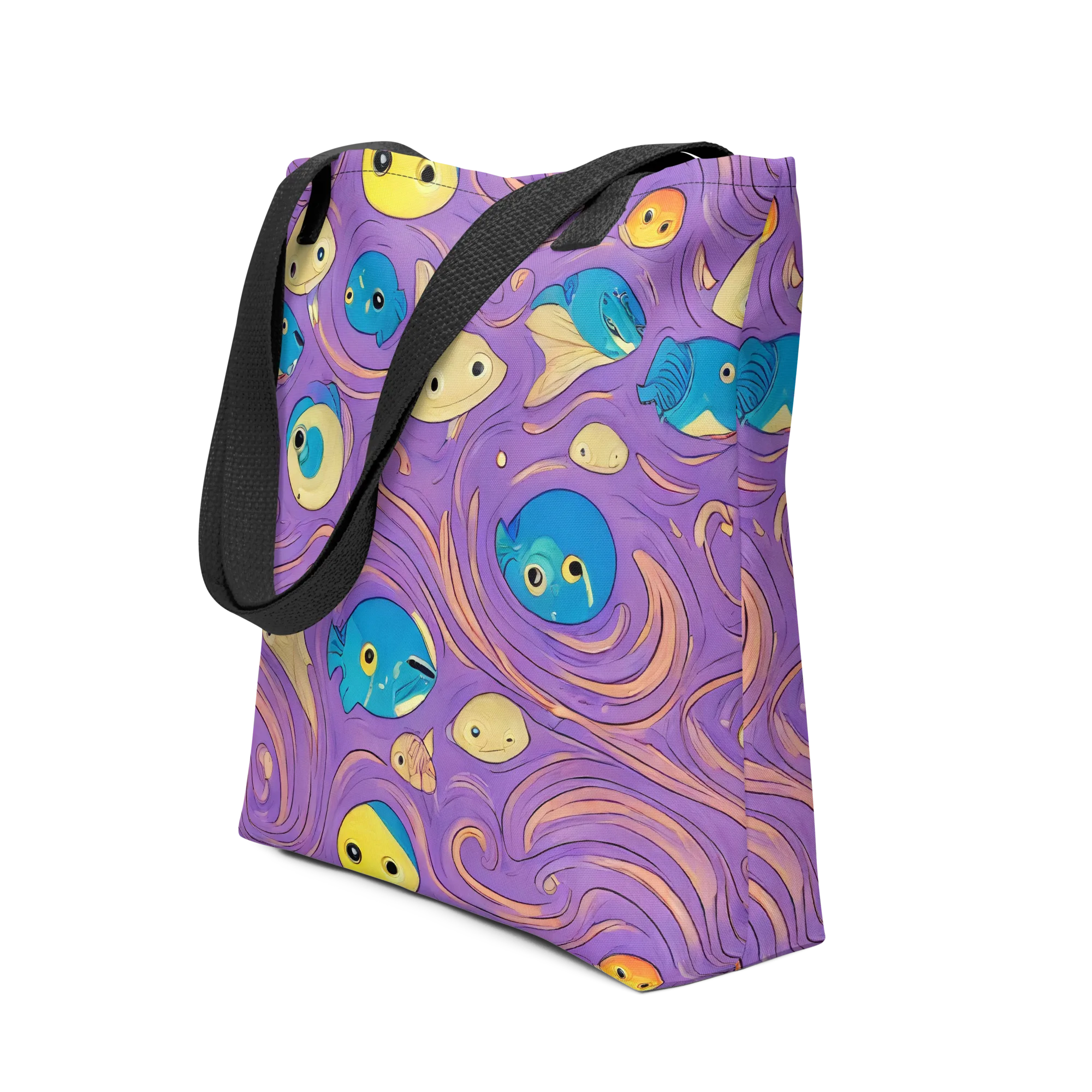 Violet Tide on Tote Bag — Front